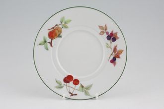 Sell Royal Worcester Evesham Vale Tea Saucer For Straight sided cup - 3" Well - Apple, Blackberries, Cherries 6 1/4"