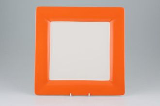 Villeroy & Boch Wonderful World - Orange Square Plate 10 3/4"