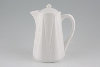 Shelley Dainty White Coffee Pot / Hot Water Jug 1 1/2pt