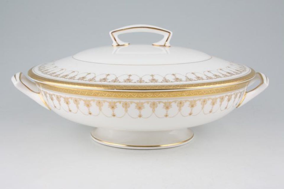 Royal Worcester Imperial - White Vegetable Tureen with Lid