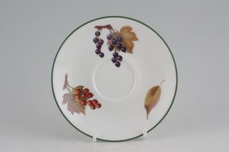 Sell Royal Worcester Evesham Vale Coffee Saucer Redcurrant, Blackcurrant 5 1/4"