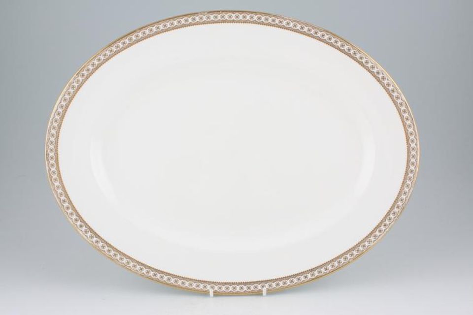 Wedgwood Ulander - Gold Oval Platter 15 1/4"