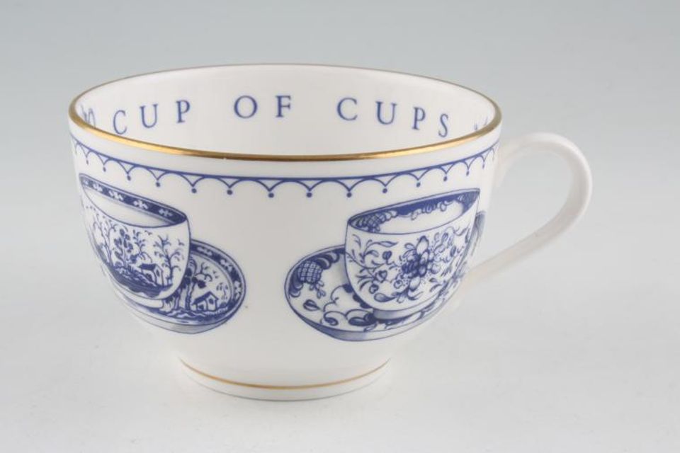 Royal Worcester Cup of Cups Breakfast Cup Blue 4 3/8" x 2 3/4"