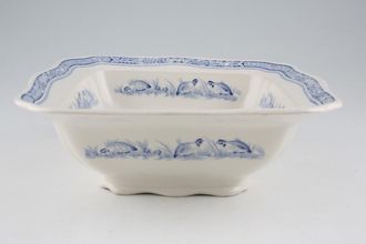 Sell Furnivals Quail - Blue Vegetable Tureen Base Only Square 9 1/2"