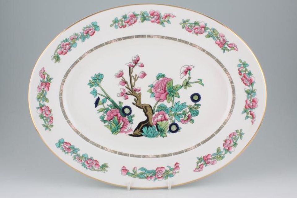 Royal Grafton Indian Tree - Newer Pattern Oval Platter 15 3/4"