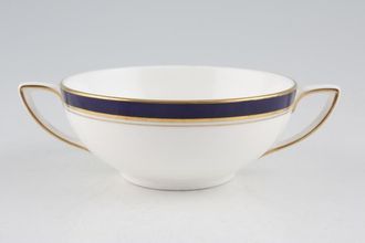 Sell Royal Worcester Howard - Cobalt Blue - gold rim Soup Cup Made in England - Pointed Handle