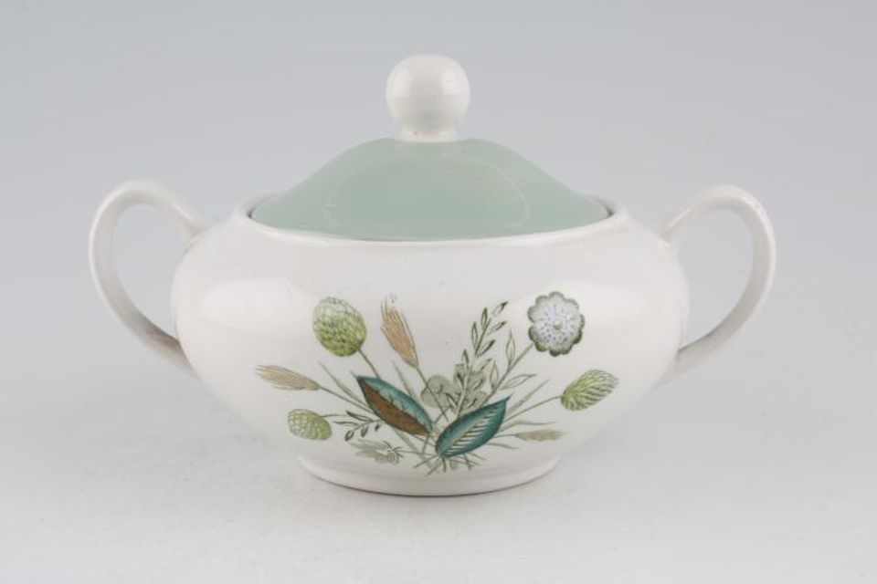 Wood & Sons Clovelly - Blue Sugar Bowl - Lidded (Tea) 2 handles
