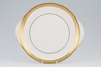 Minton Buckingham Gold - K159 Cake Plate Round Earred 10 1/2"