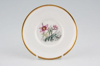 Sell Royal Worcester Alpine Flowers Coffee Saucer No 9 - Well size 2 1/4" For Cans 5"