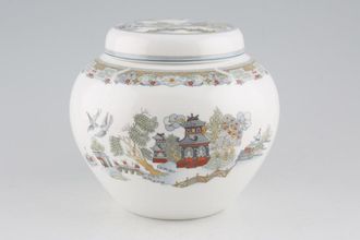 Wedgwood Chinese Legend Ginger Jar Wide 5 3/4"