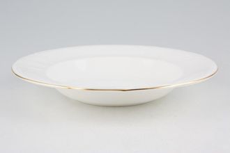 Royal Doulton Tiara - white+gold - H5174 Rimmed Bowl 8 3/4"