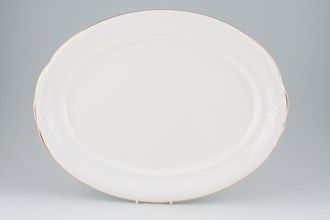 Sell Royal Doulton Tiara - white+gold - H5174 Oval Platter 16 1/4"