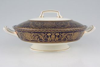 Sell Royal Worcester Embassy - Blue and Gold Vegetable Tureen with Lid