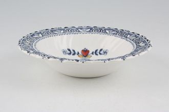 Sell Johnson Brothers Hearts and Flowers Rimmed Bowl Ribbed, white background 6 3/8"