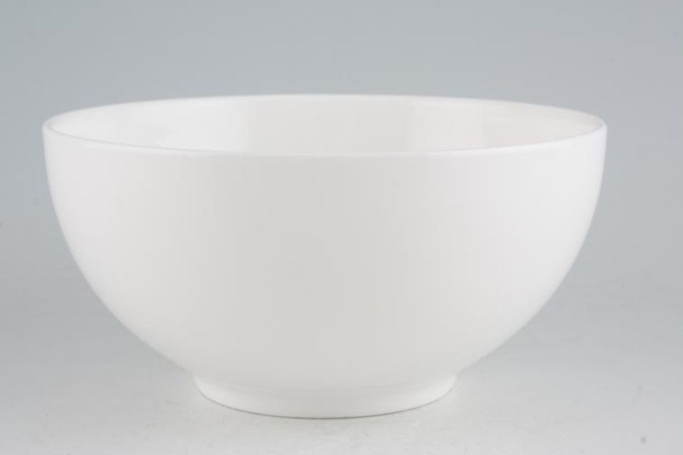 Wedgwood Grand Gourmet Soup / Cereal Bowl Plain White 6"