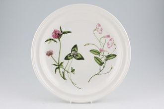 Portmeirion Queens Hidden Garden Dinner Plate Clover, Pink Mallow 10 3/8"