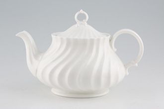 Royal Doulton Cascade - H5073 - White Fluted Teapot 2pt