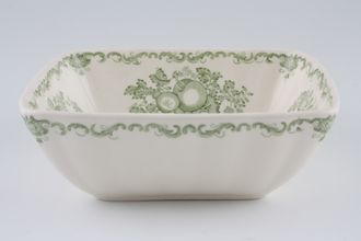 Sell Masons Fruit Basket - Green Dish (Giftware) Square - Fluted 5 3/8"