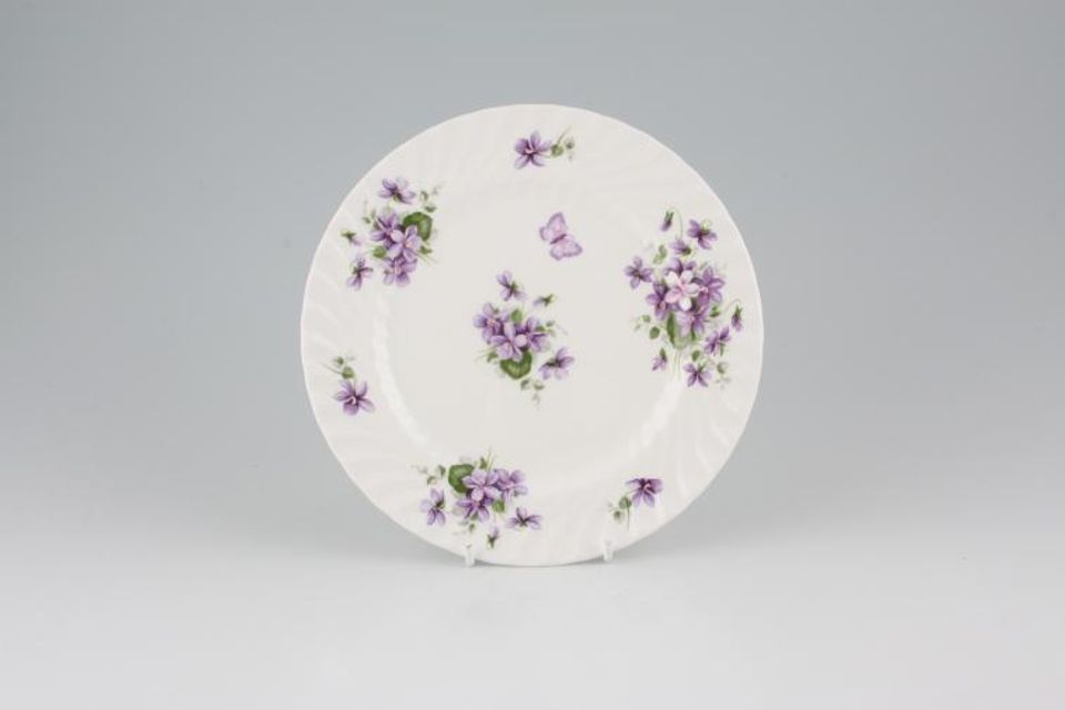Aynsley Wild Violets Tea / Side Plate 7 1/4"