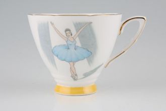Royal Stafford Ballet Teacup Blue - Yellow Foot 3 1/2" x 2 3/4"
