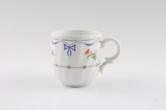 Royal Worcester Ribbons & Bows Coffee Cup 2 1/4" x 2 1/4"