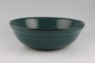 Denby Greenwich Serving Bowl Green all over 11 3/4"