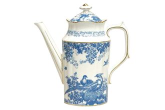 Royal Crown Derby Aves - Blue Coffee Pot
