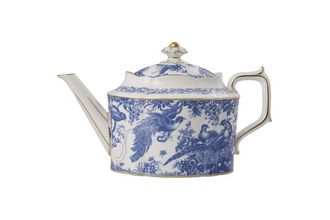 Royal Crown Derby Aves - Blue Teapot