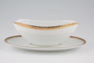 Noritake Ashleigh - 6224 Sauce Boat and Stand Fixed