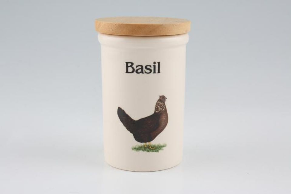 Cloverleaf Farm Animals Spice Jar Basil 2 1/2" x 3 3/4"