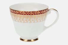 Royal Grafton Majestic - Red Coffee Cup Pear shape 2 7/8" x 2 1/2" thumb 1