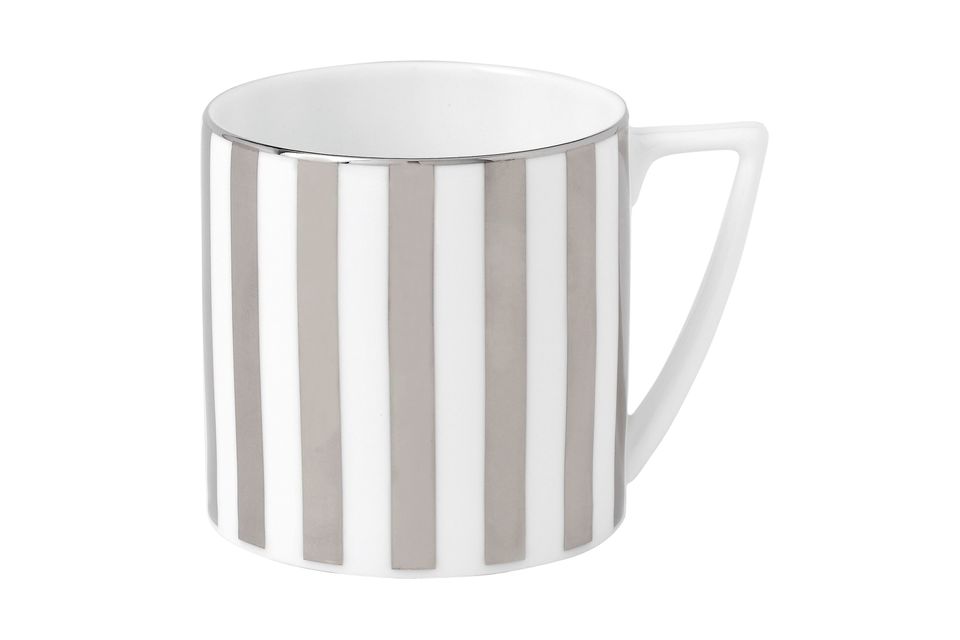 Jasper Conran for Wedgwood Platinum Mug Mini, Striped 8cm x 8cm