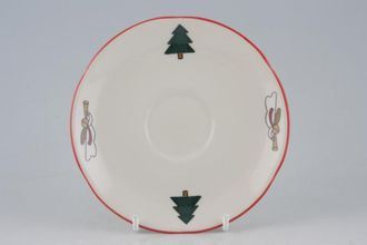 Masons Christmas Village Coffee Saucer for 2 3/4" cup 5 1/4"