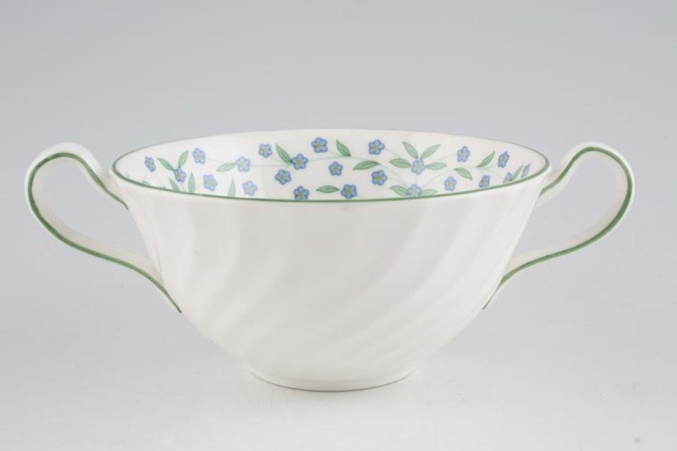 Aynsley Forget-me-Not Soup Cup 2 handles