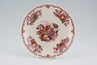 Masons Fruit Basket - Pink Breakfast Saucer Same as Soup Cup Saucer. Size and depth may vary 6 3/4"