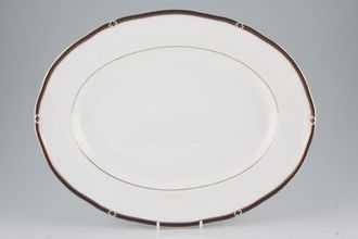 Sell Wedgwood Royal Lapis - Gold Edge Oval Platter 13 3/4"