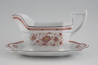 Wedgwood Kashmar Sauce Boat and Stand Fixed