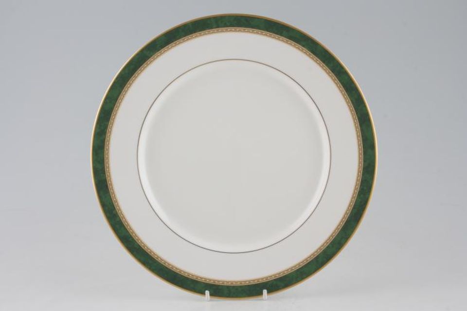 Royal Doulton Green Marble Dinner Plate Royal Doulton B/S 10 3/4"