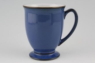 Sell Denby Java Mugs Mug footed-blue outer-white inner 3 3/8" x 4 1/4"