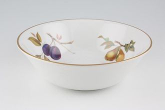 Sell Royal Worcester Evesham - Gold Edge Salad Bowl Pattern Inside 9 3/4"