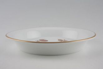 Sell Royal Worcester Evesham - Gold Edge Pie Dish Round Rimmed, Plum, Damson & Pear. Sizes and fruits shown may vary slightly 10 3/8"