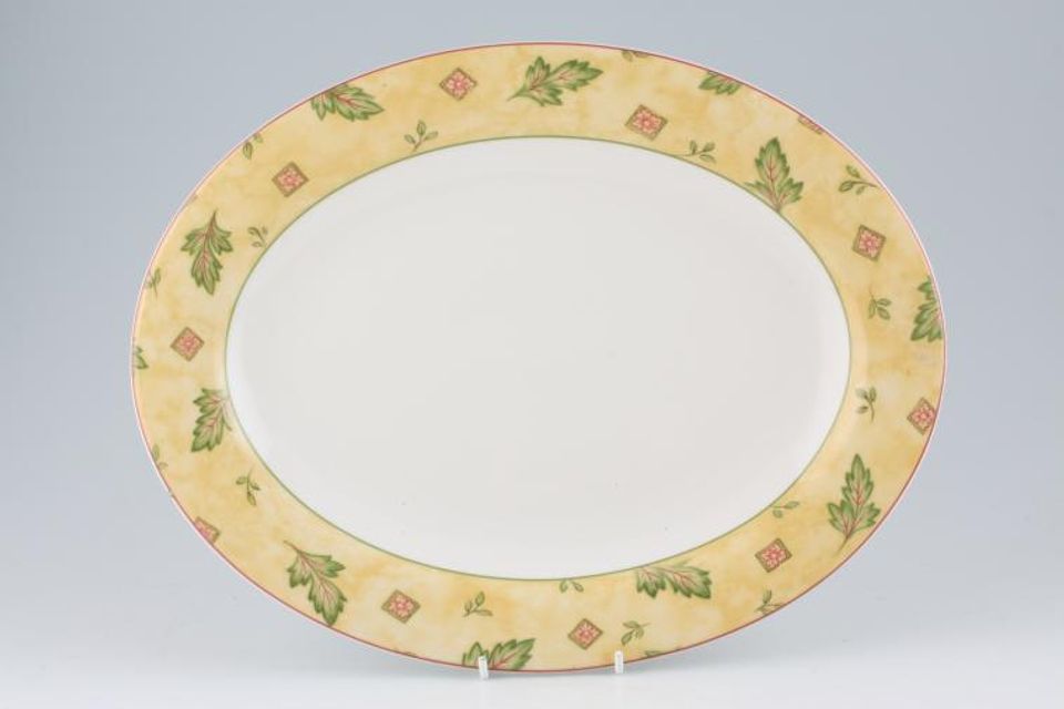 Royal Doulton Antique Leaves Oval Platter 13 1/4"
