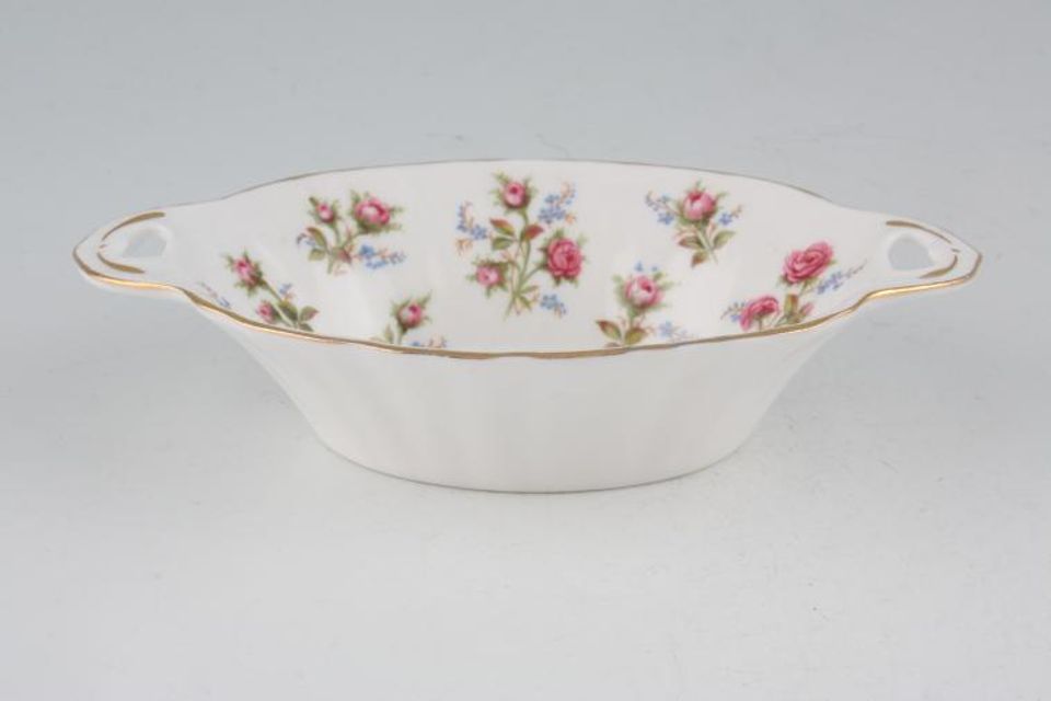 Royal Albert Winsome - Pink+Green Dish (Giftware) oval, eared 5 3/4"