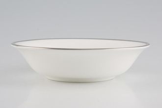 Wedgwood Sterling - White with Silver Band Soup / Cereal Bowl 6 1/4"
