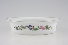 Royal Worcester Worcester Herbs Pie Dish Small / Oval 7 3/4" thumb 1