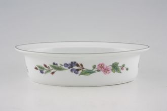 Royal Worcester Worcester Herbs Pie Dish Small / Oval 7 3/4"