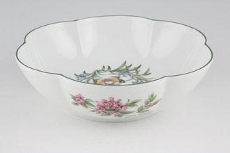 Sell Royal Worcester Worcester Herbs Serving Bowl Scalloped Shape, Rosemary and Butterfly. 8 1/2"