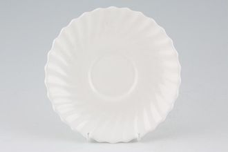 Sell Royal Doulton White Fluted Swirl Tea Saucer 5 7/8"