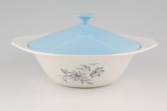 Sell Johnson Brothers Snowhite Range - Bluish Pink Flowers Vegetable Tureen with Lid