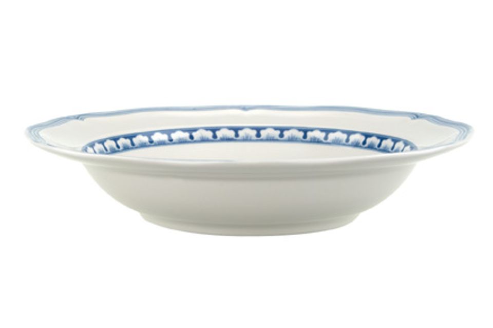 Villeroy & Boch Casa Azul Rimmed Bowl Casa Azul - Oatmeal/Cereal/Soup 8"